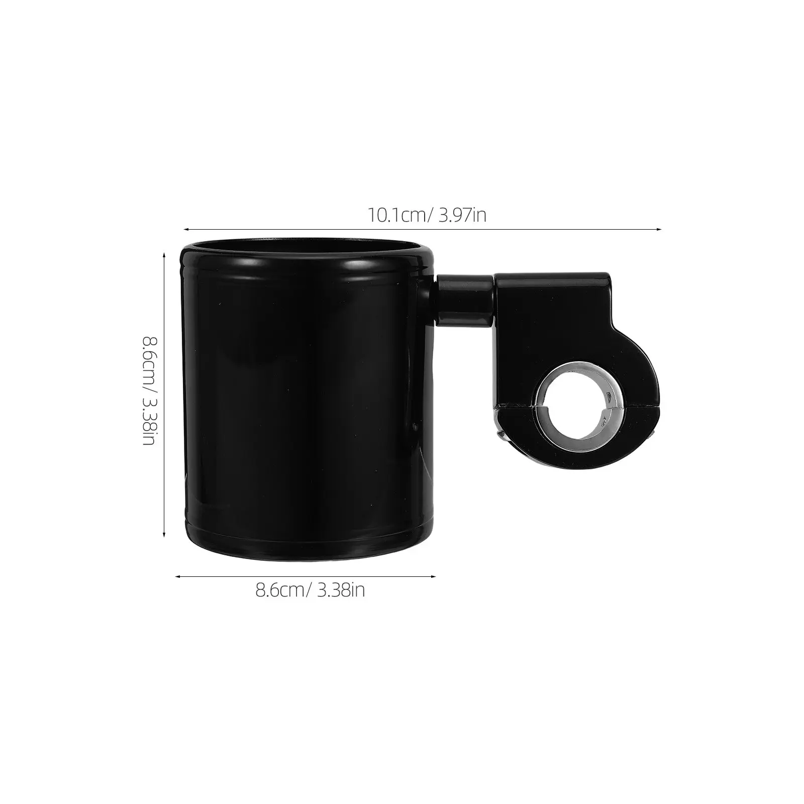 Motorcycle Atv Cup Holder Drink Holder for 78Mm 3In Water Bottle Bike Beverage Coffee Milk Tea Bottle Cage Fits 78 1In 114