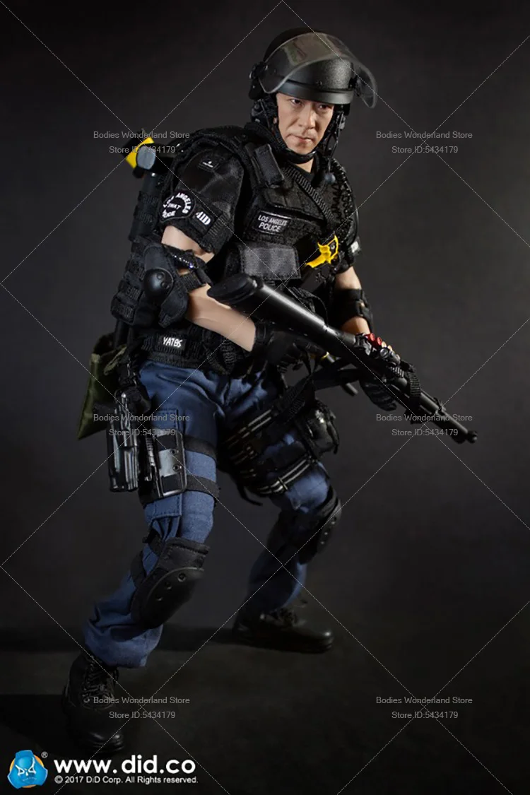 In Stock DID MA1008 1/6 Scale Male Soldier US Los Angeles Special Police 12Inch Full Set Action Figure Doll Collection