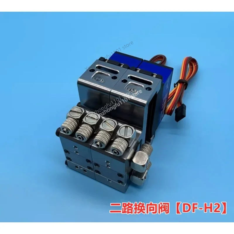 DF Model Rotary Spool Hydraulic Directional Valve, Open Center 2-5 Ways for 1/12 Construction Machinery Hydraulic System Model