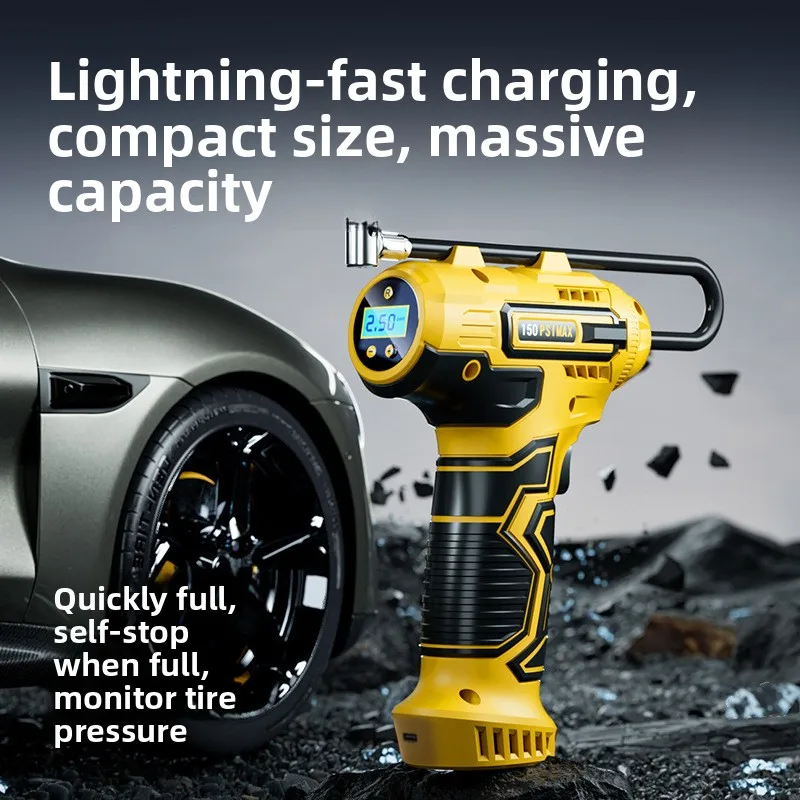 

Беспроводной автомобильный воздушный насос, автомобильный воздушный насос, автомобильный портативный электромобиль, многофункциональный воздушный насос для шин