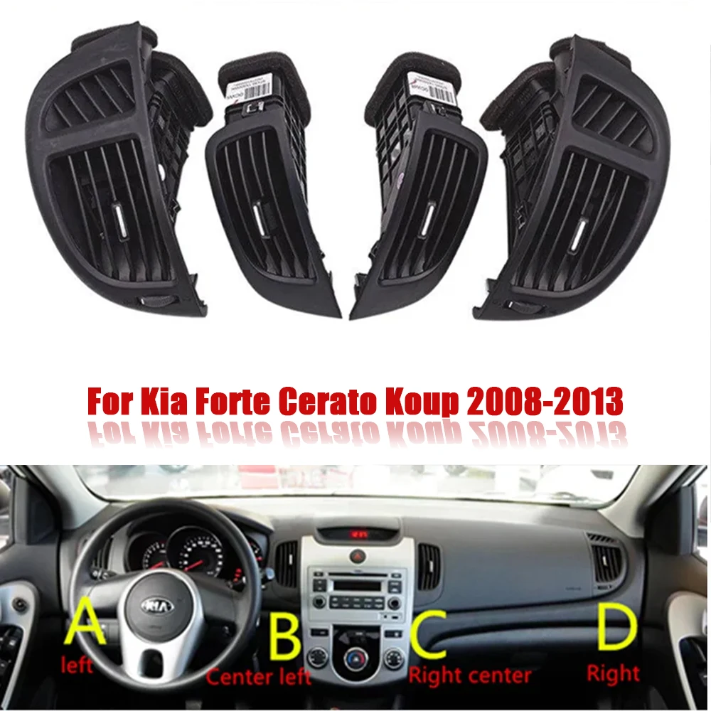 Für Kia Forte Cerato Koup 2008 2009 2010 2011 2012 2013 Auto LHD Front Dash Board Klimaanlage Outlet A/C Air Vents