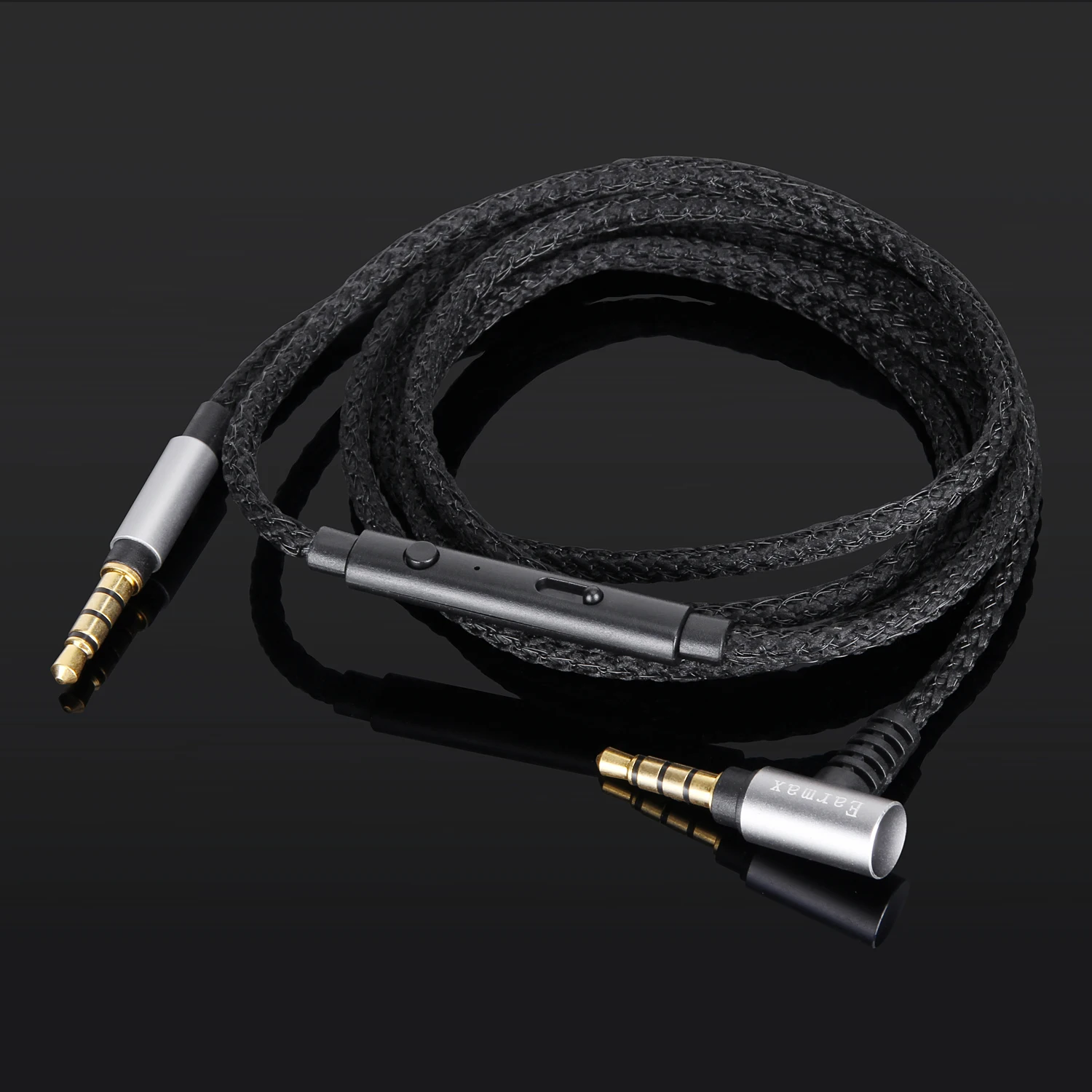 オーディオテクニカATH-MSR7SE msr7nc msr7bk msr7gm anc500bbt ATH-S220BT ep1000irヘッドフォン用のスペアナイロンケーブル