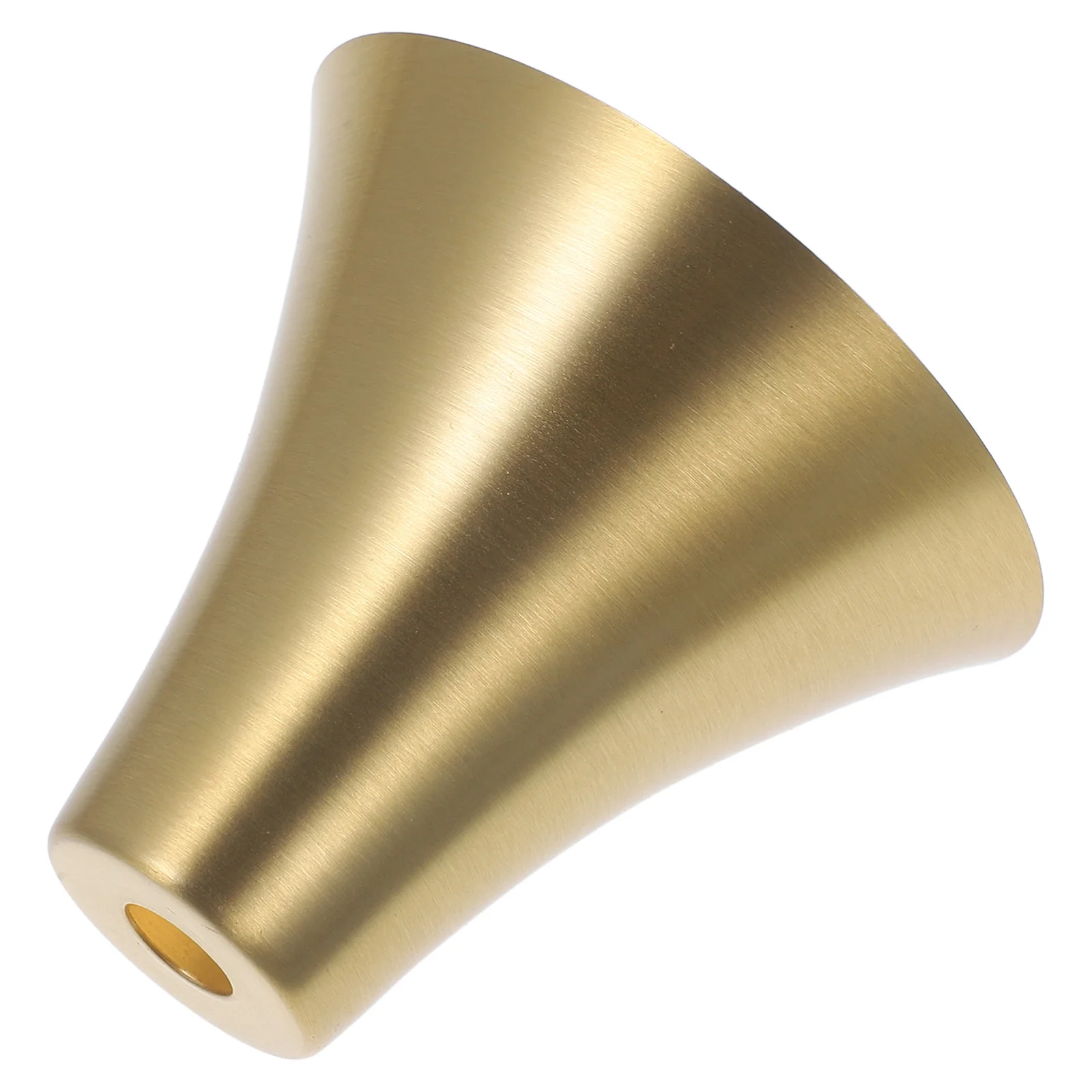 مصباح نحاسي نهائي قوي ومتين بتصميم دائري حامل مصباح أرضي للطاولة عاكس الضوء المزخرف لممر المقهى المنزلي #3