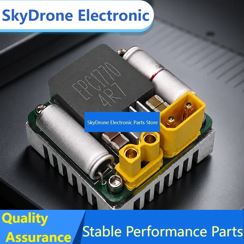 SkyDEl1PCS RC DC-DC Buck Converter Step Down Power Module 30A Adjustable Voltage Input 6-48V Output 3.2-28V LM5145 PCB Boa