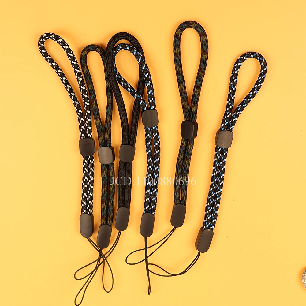 길고 짧은 브레이드 휴대폰 랜야드 목걸이 손목 스트랩, 아이폰 화웨이 레드미 샤오미 삼성 카메라 고프로 스트링 홀더, 1 개