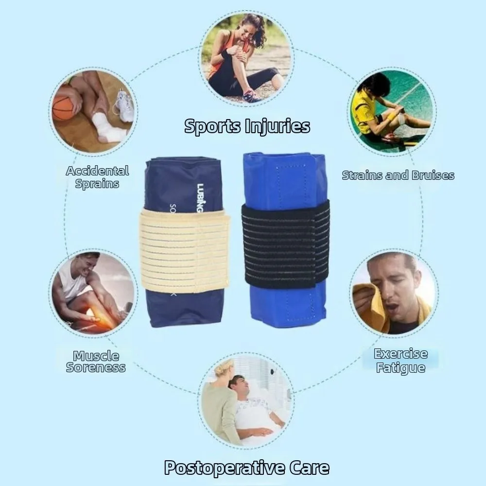 

Practical Reusable Hot Cold Gel Pack Elastic Gel Gel Ice-Cold Pack Secure Fastening Wrist Ankle Ice Heat Pad Injury Recovery