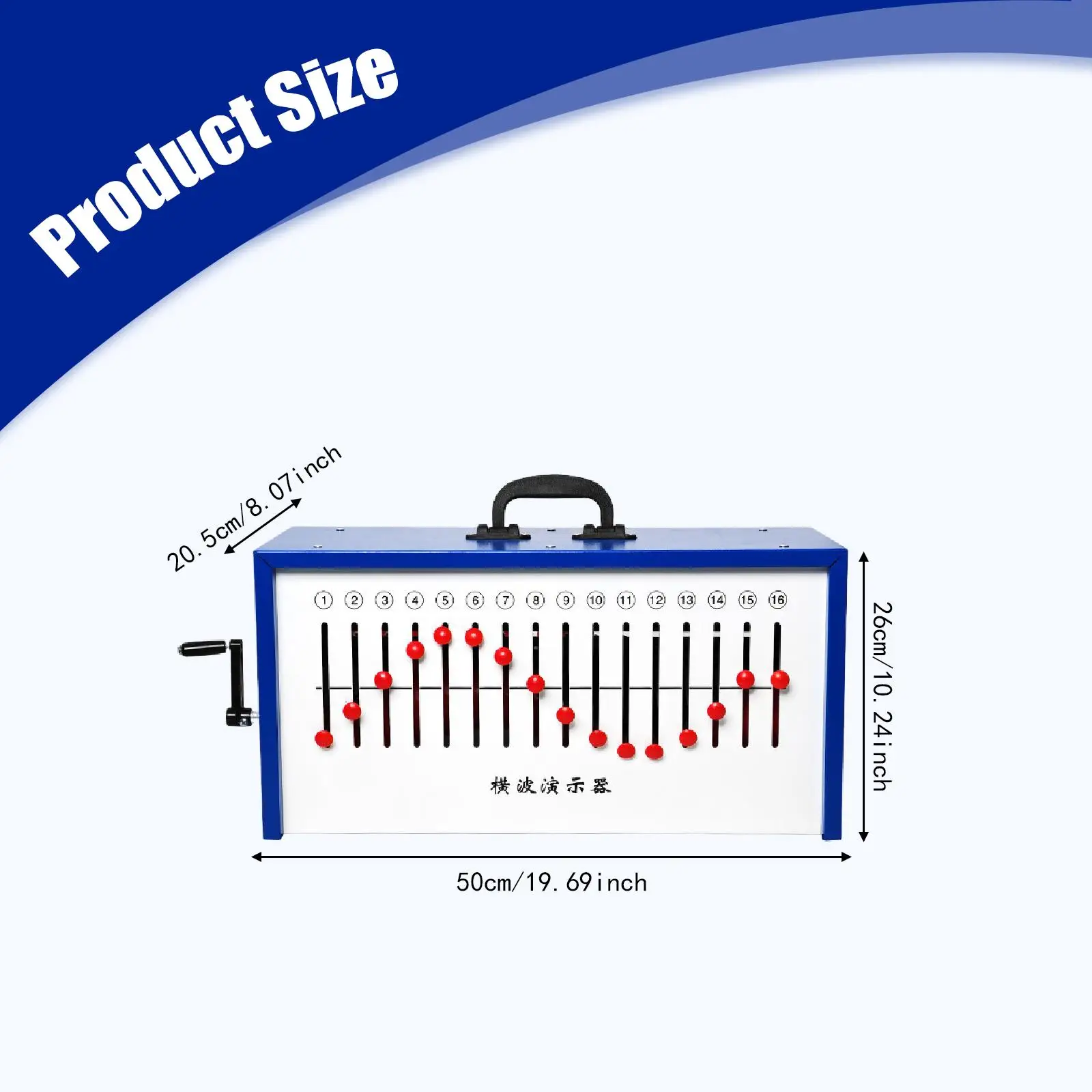 

Wave Demonstrator Wave Apparatus Professional Developing Intelligent Longitudinal Transverse Hand Cranked Junior High School