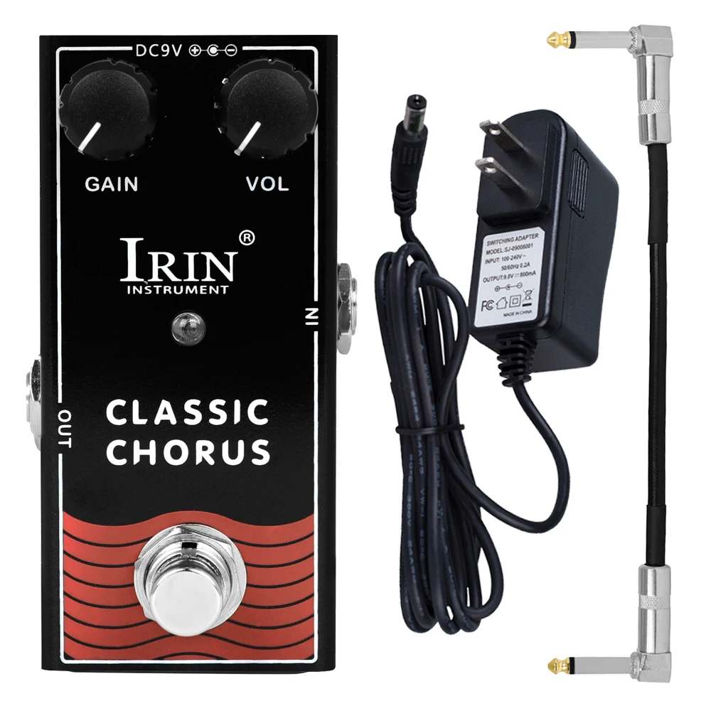 

IRIN RF-05 Classic Chorus Pedal Electric Guitar Effects Pedal True Bypass Crisp Transparent Chorus Effector Guitar Accessories
