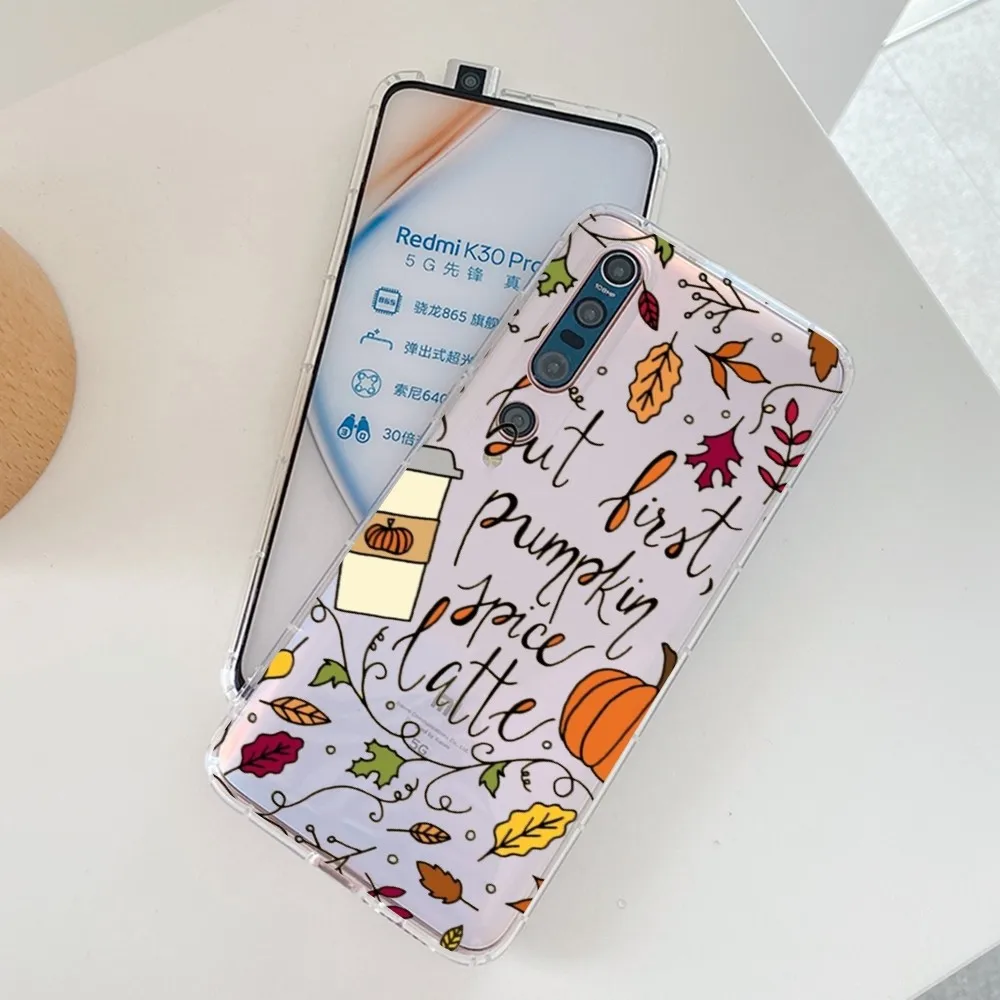 Halloween Phone Case For Samsung S 20 21 22 23 for Redmi Note7 8 9 10 for Huawei P20 30 40 Clear Case