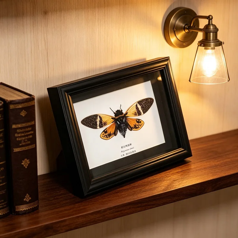 Shadow Box Display Frame, Hollow 3D Insect Butterfly Specimen Frame, Multi Sizes Tabletop Wall Mount Art Display Case Home Décor