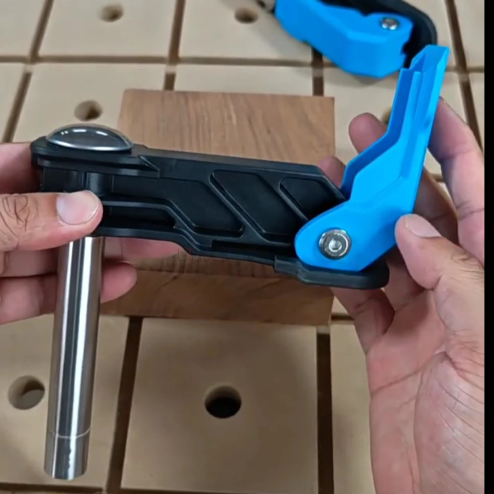 Woodworking Workbench Hole Fixture Multifunctional Manual Rapid Plate Jig Desktop Clamping Fixed Pressure Plate Clamp Tools Set