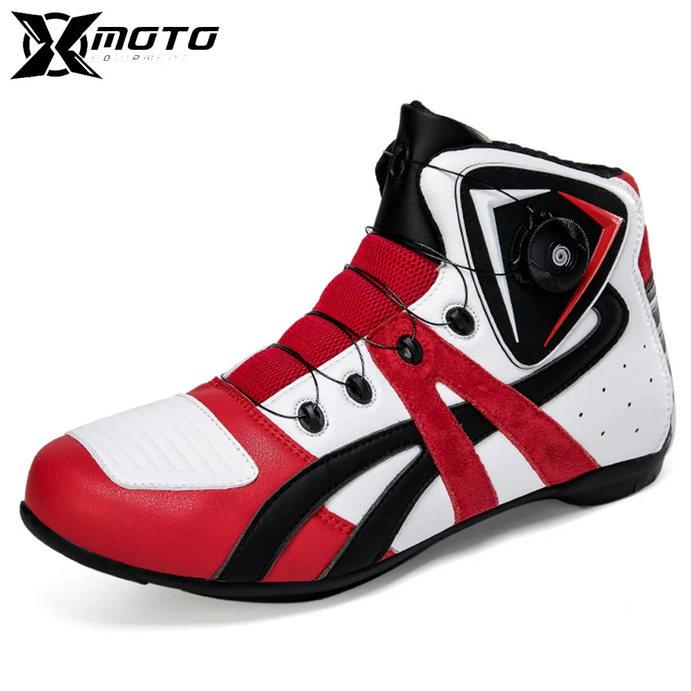 

Riding Motorcycle Seasonal Breathable Anti-Fall Race Boots Mountain Race Riding Motorcycle Riding Protective Boots