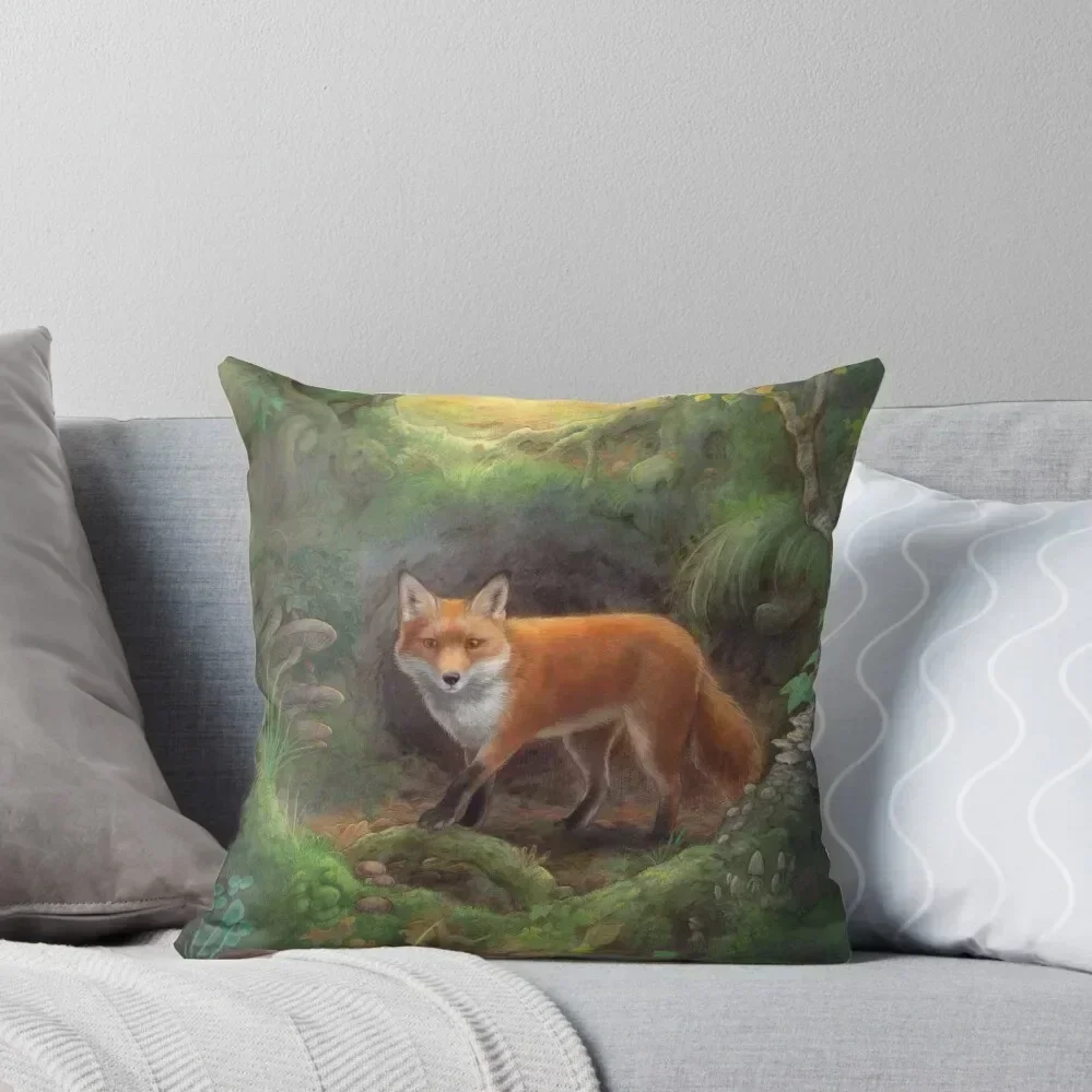 

The Fox Den Throw Pillow Pillows Aesthetic luxury covers Marble Cushion Cover covers for pillows pillow