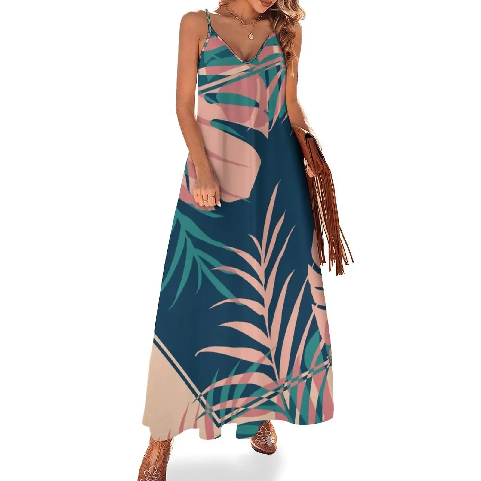 

Tropical Dreams Sleeveless Dress elegant women's dresses sale Dresses for wedding party