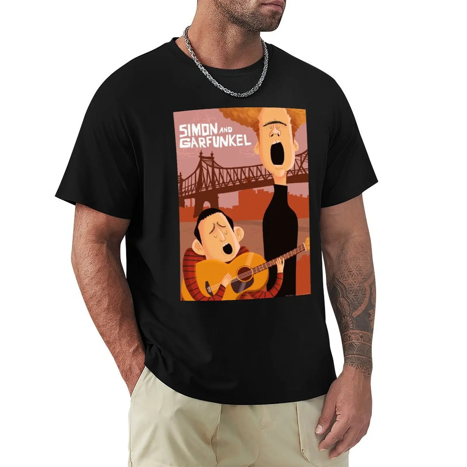 

Simon & Garfunkel T-Shirt graphic tee shirt custom t shirt fruit of the loom mens t shirts
