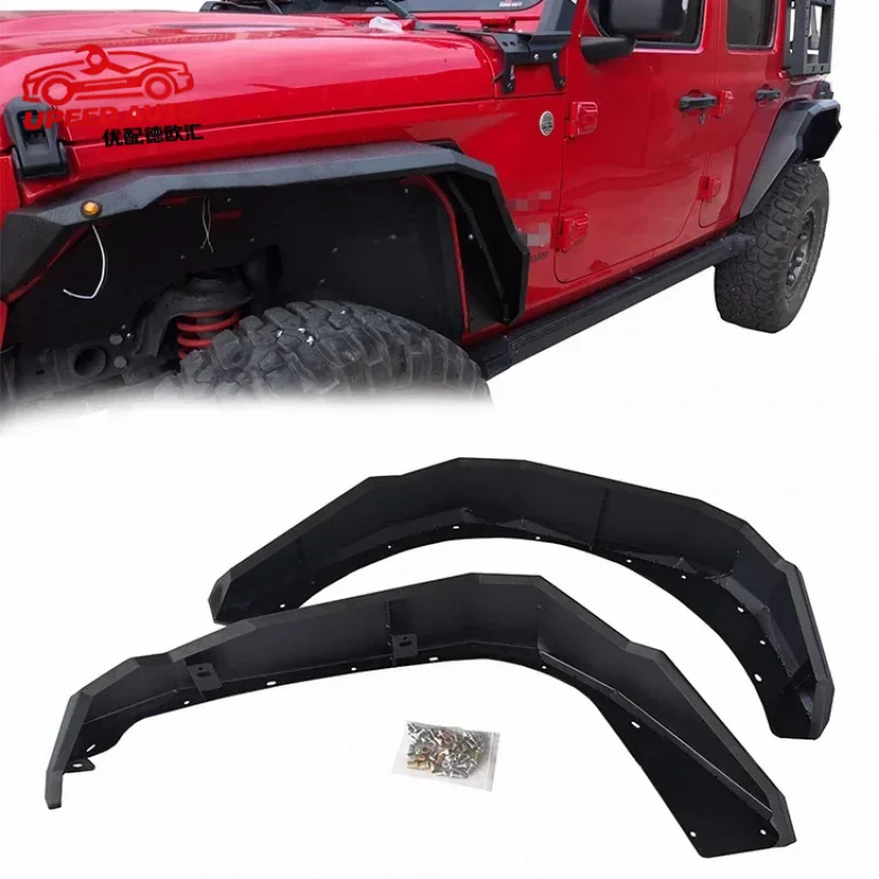 

Apollonew 2018 JL Car Offroad 4x4 Auto Accessories Steel Fender Flares For WRANGLER