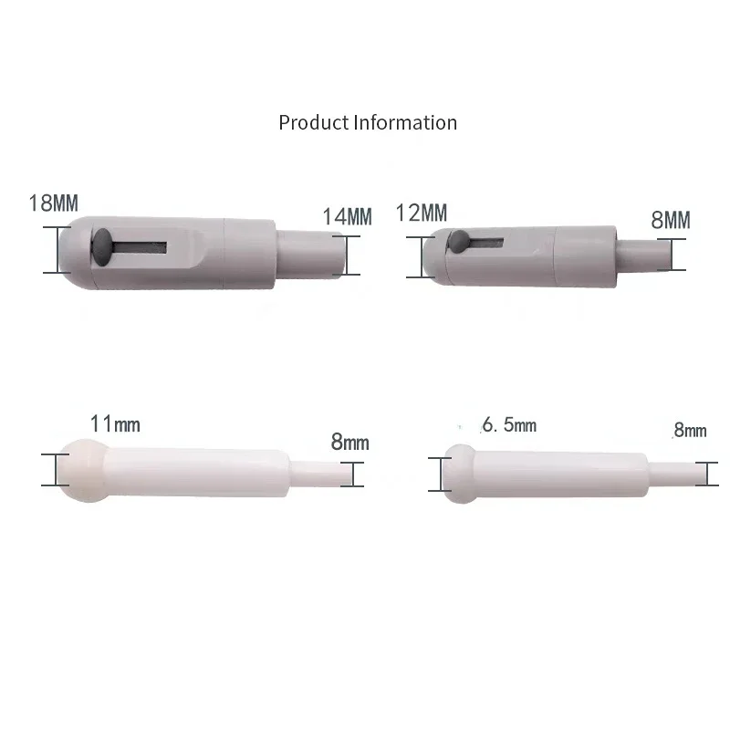 Eyector de Saliva Dental de 2 piezas, mango de succión fuerte y débil, válvula de mano, Adaptador de punta de Saliva Oral, accesorios dentales