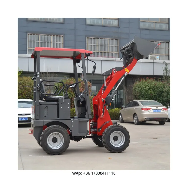 Agricultural Compact Mulcher Garden Small Electric Backhoe Loader Mini Front End Wheel Loader for Sale