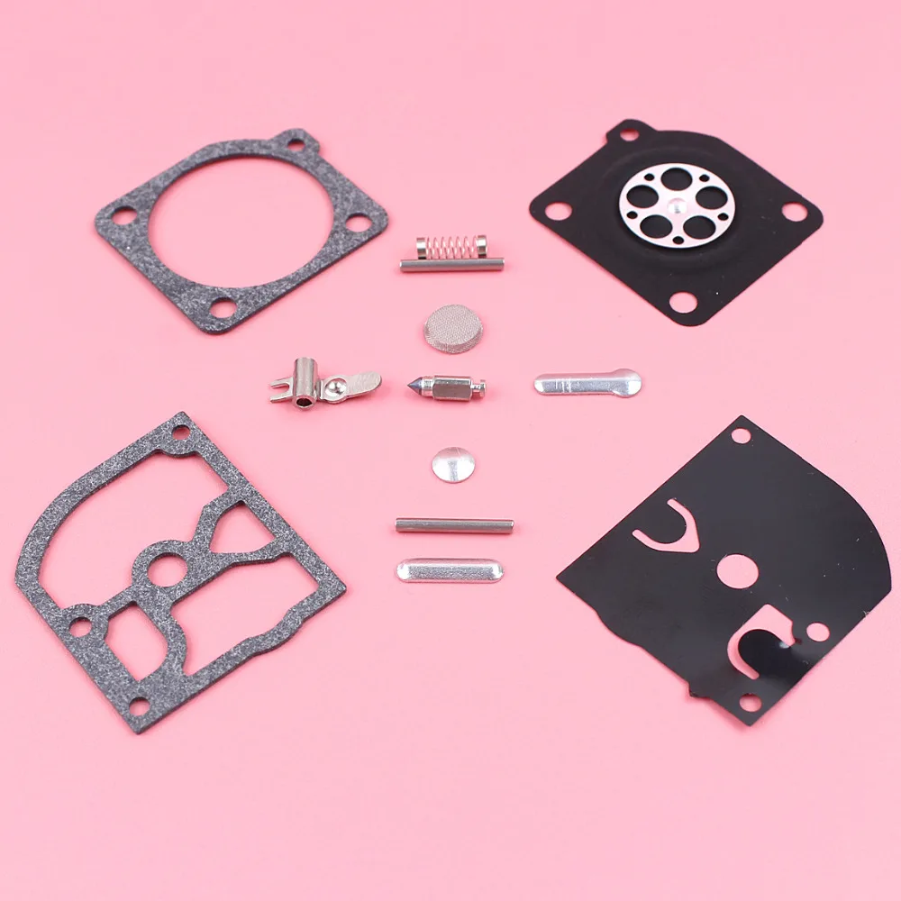 Carburetor Diaphragm Rebuild Repair Kit For Husqvarna 136 137 141 142 Zama RB 137 Chainsaw Part