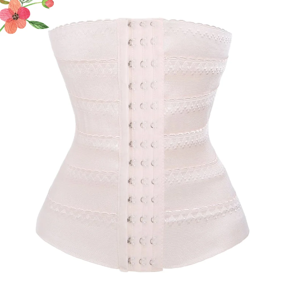 

Waist Tummy Girdle M Size Skin Color Breathable Elastic Corset Tummy Control Shapewear Belly Corset