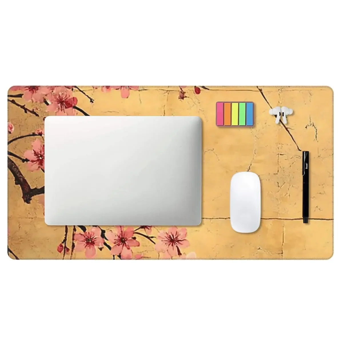 Large Mouse Pad Sakura Cherry Blossom Japanese Flowers Gamer PC Laptop Mats Keyboard Computer Gaming Office Accessories Desk Mat