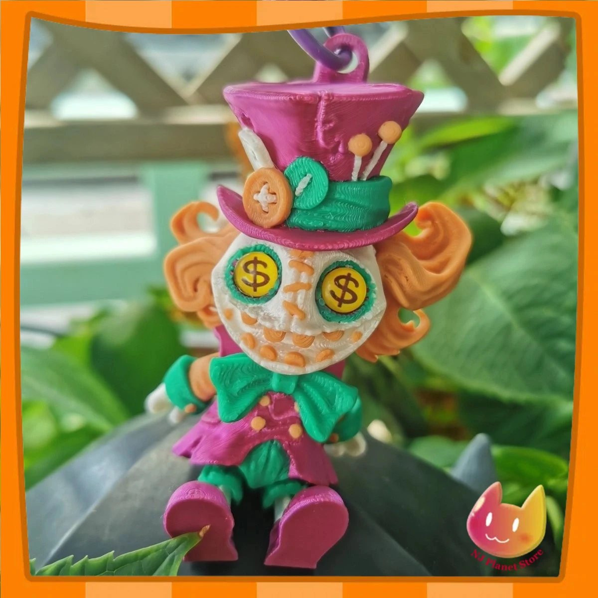 

3D Printed Joints Movable Clown Dolls Keychain Refrigerator Stickers Children's Toys Gift Ornaments Decorative Dolls Figurines