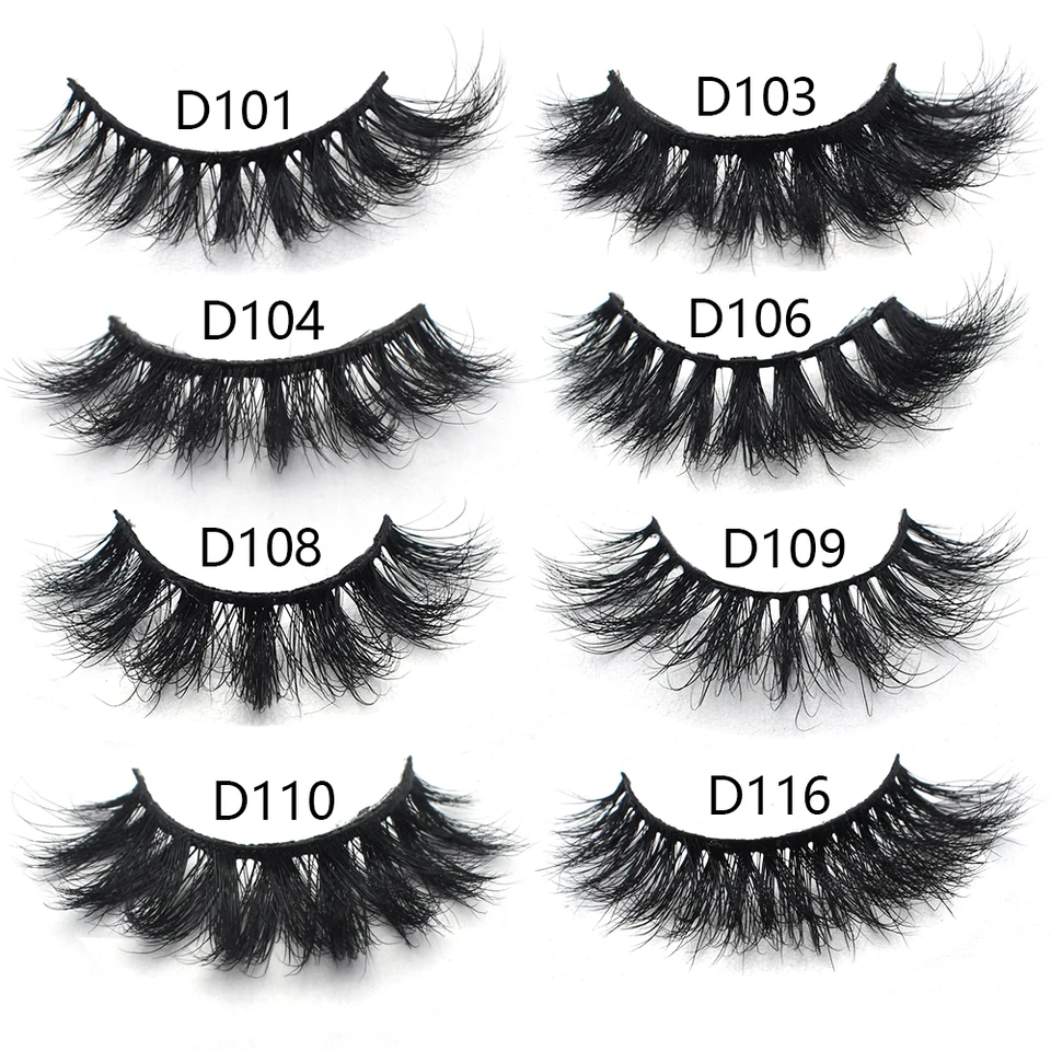 Pestañas FOXESJI 3D mink, populares, naturales, largas, esponjosas y dramáticas, extensiones de pestañas para maquillaje, pestañas postizas completas 3