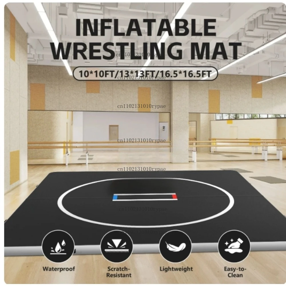 Professional Infla Air Mat, 4-Inch Tumbling Mat for Gymnastics Cheerleading, Home Training Wrestling Judo