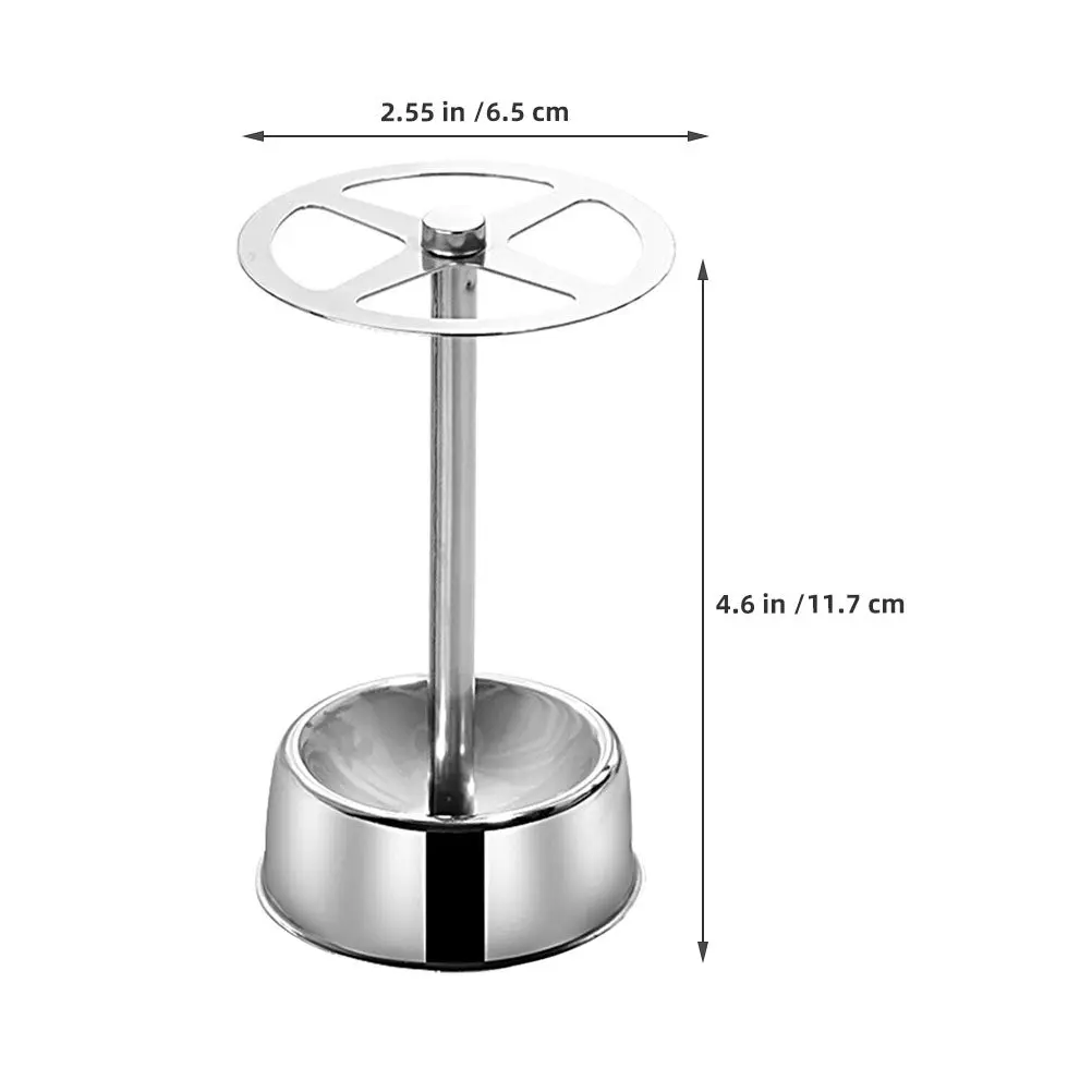 Multi-Functional Stainless Steel Toothbrush Organizer Desktop Pen Holder with Divided Compartments for Toothbrushes Makeup