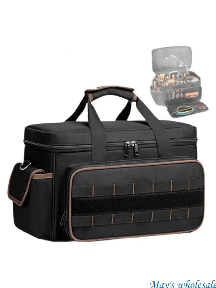 14Inch Multiple Compartment Tool Carriers Bag With Thickened Padding Waterproof Exterior For Workshop Projects 448A