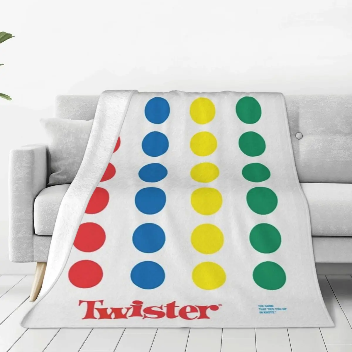 The Twister Game Blanket Blankets Flannel Multi-function Sofa Throw Blankets For Home Bedroom Travel Throws Bedspread Quilt