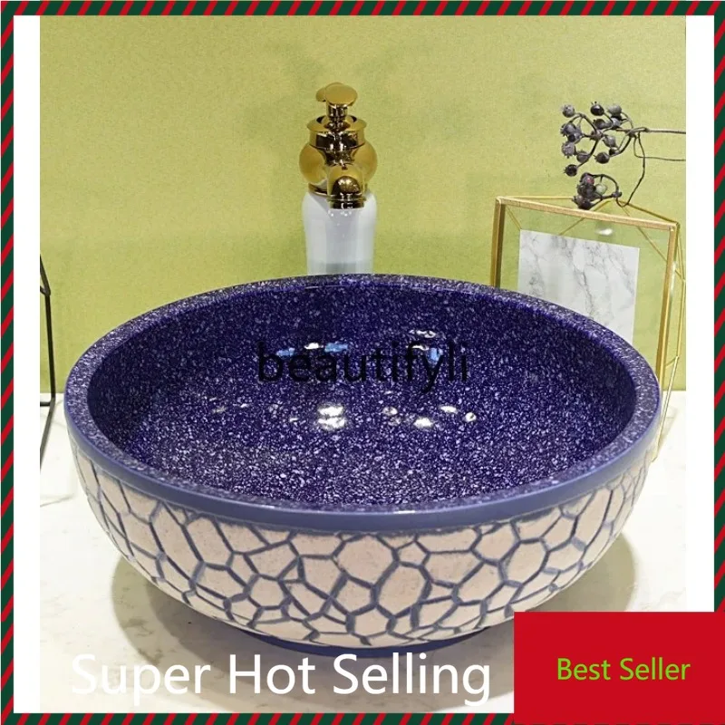 

f156 Ceramic table wash basin European ceramic wash basin