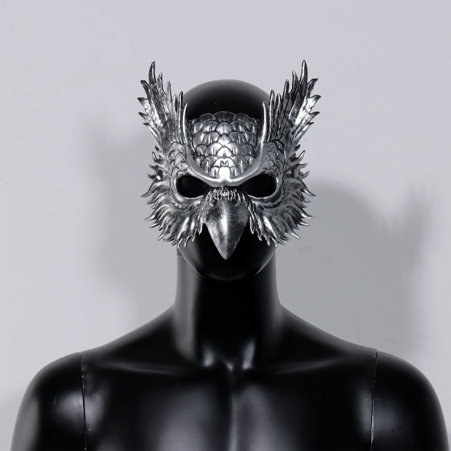 Bird Beak Eagle Mask Cosplay Owl Pu Half Face Animal Masks Masquerade Halloween Carnival Dress Up Purim Party Costume Props