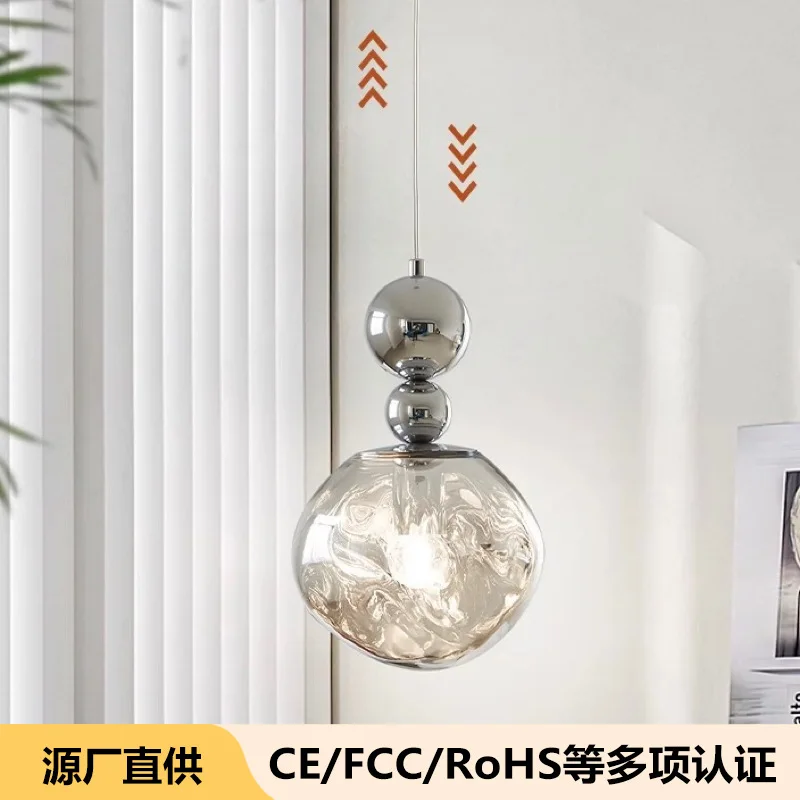 Vintage lava lifting small chandelier creative restaurant bar trance light bedroom bedside high-end atmosphere chandelier
