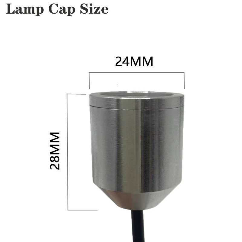 Mini LED Spotlights Ceiling Down Light DC5V Surface Mounted Spots Cabinet Counter Jewelry Showcase 1W Warm white light