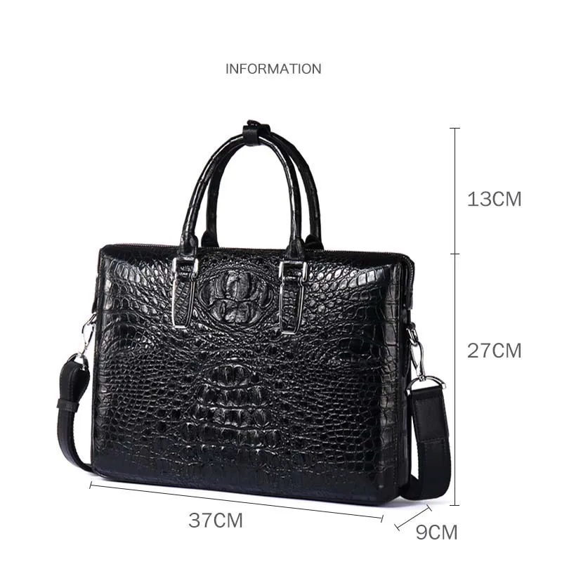 yuanyu new crocodile Men handbags Crocodile skin bag  crocodile handbag  Big bag  Large capacity  Men single shoulder bag