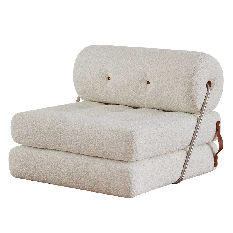 Taji sofa fabric single folding sofa living room module lazy reclining sofa bed dual-purpose