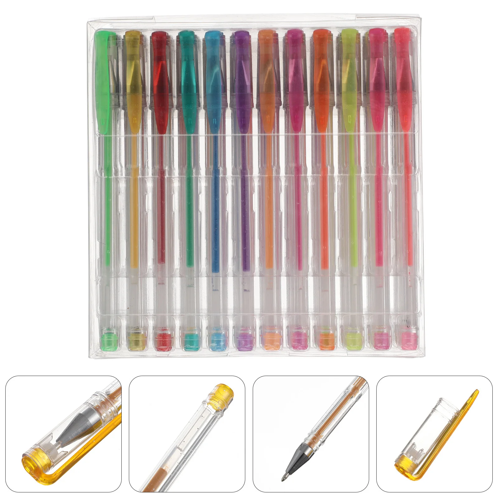 

48Pcs Colored Gel Pens Fine Point for Writing Drawing Scrapbooking Ink Pens School Office Supplies Gel Pen