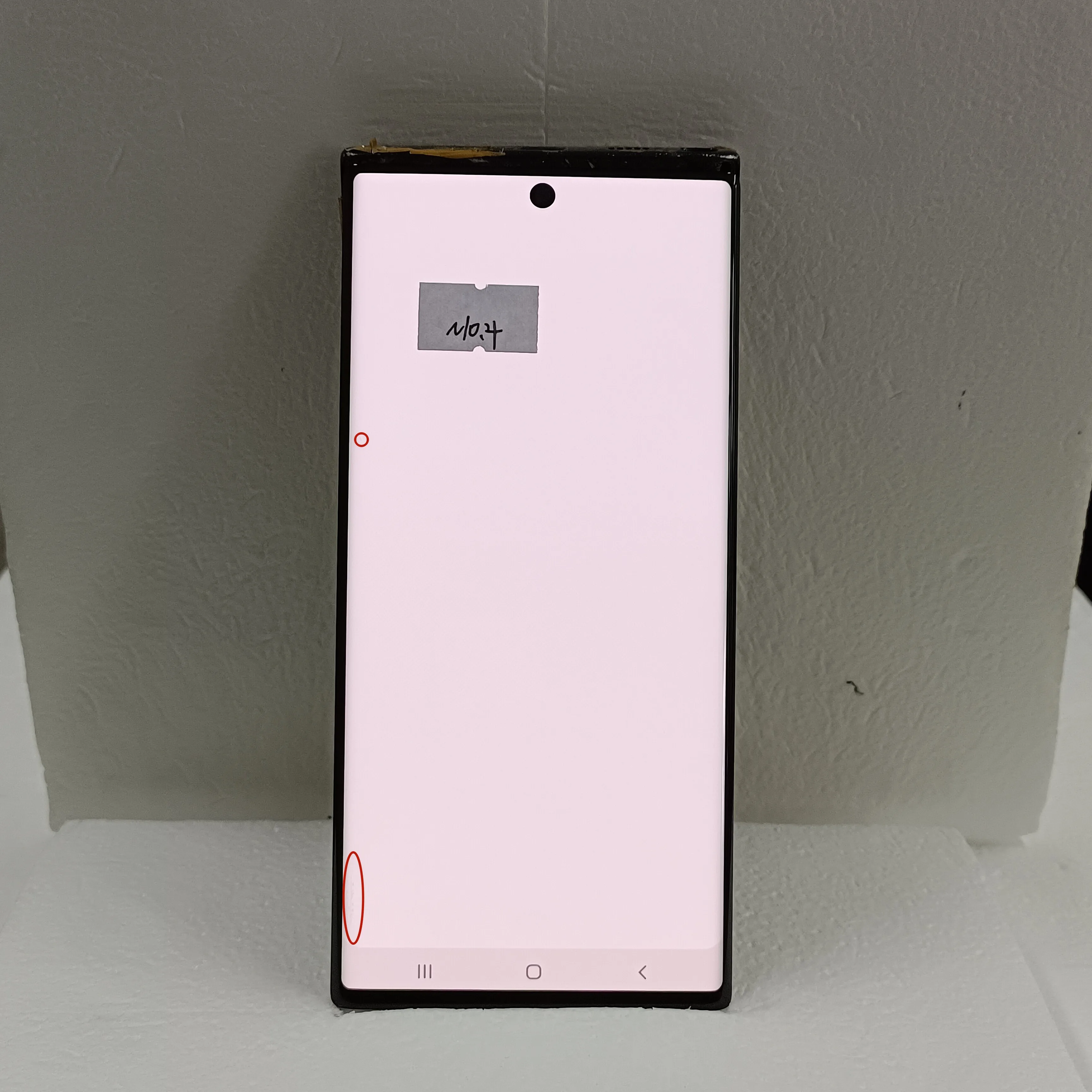 6.3''Super AMOLED For Samsung Galaxy Note 10 Screen N970f N970 N9700 Lcd With Defects Display Touch Screen Digitizer Assembly