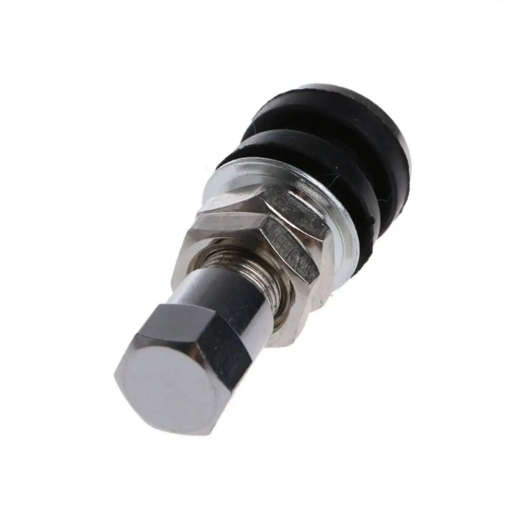 

VAMD-161 3.9x1.5cm Alloy+Rubber Tire Valve Auto Parts Bicycle Motorcycle Accessories