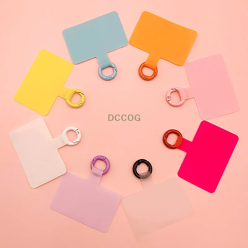 

Anti-lost Durable Universal Lanyard Fixed Card Mobile Phone Lanyard Clip Patch Fixed Metal Clasp Pendant for phone