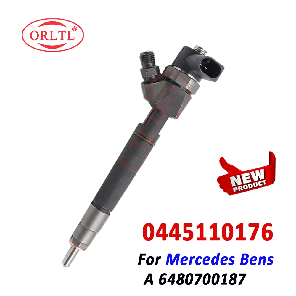 

ORLTL 0445110176 0445110177 0986435111 Fuel Injector 0 445 110 176 OE 6480700287 A6480700287 For OM64696 Engine New Diesel