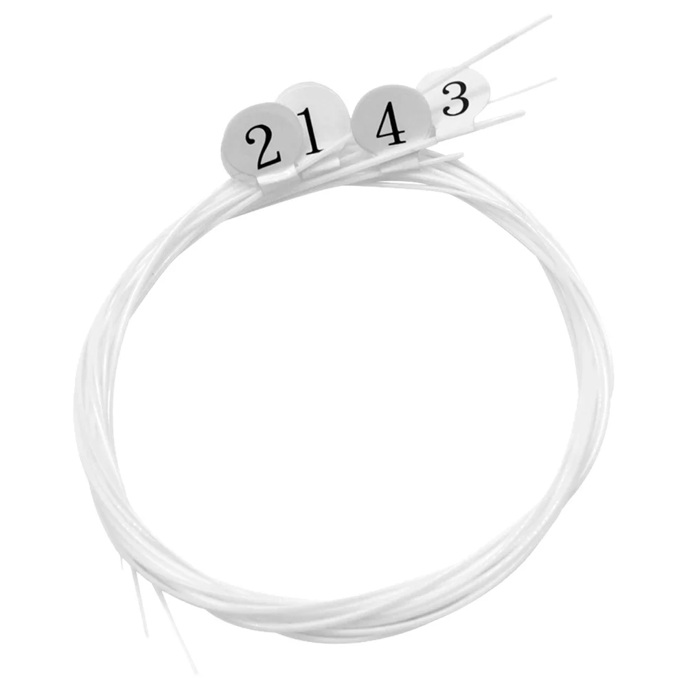 

4Pcs Durable Nylon Ukulele Strings Replacement Set Practical Musical Instrument Parts for Ukulele Repairs Musical Strings