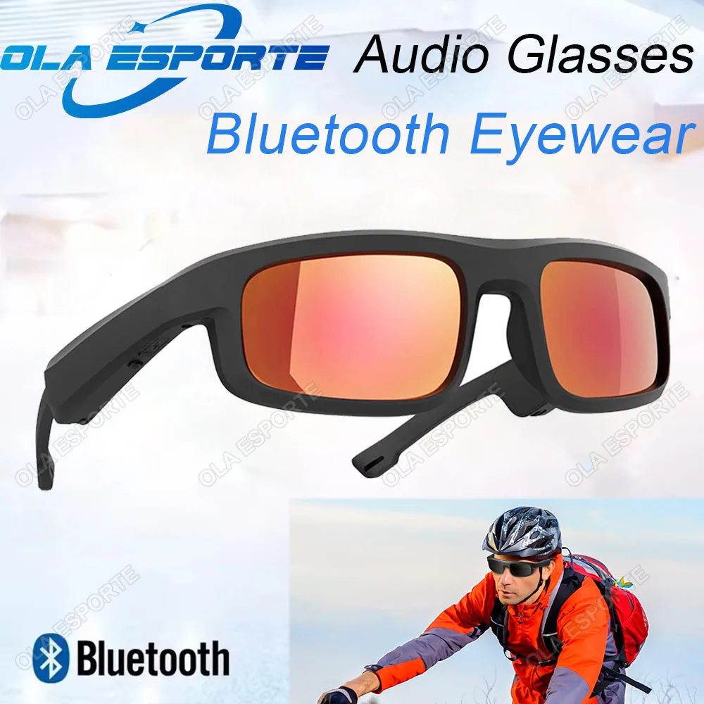 

Умные очки, гарнитура, беспроводные Bluetooth солнцезащитные очки, спортивные наушники для занятий спортом на открытом воздухе, музыкальные антисиние очки, наушники, очки