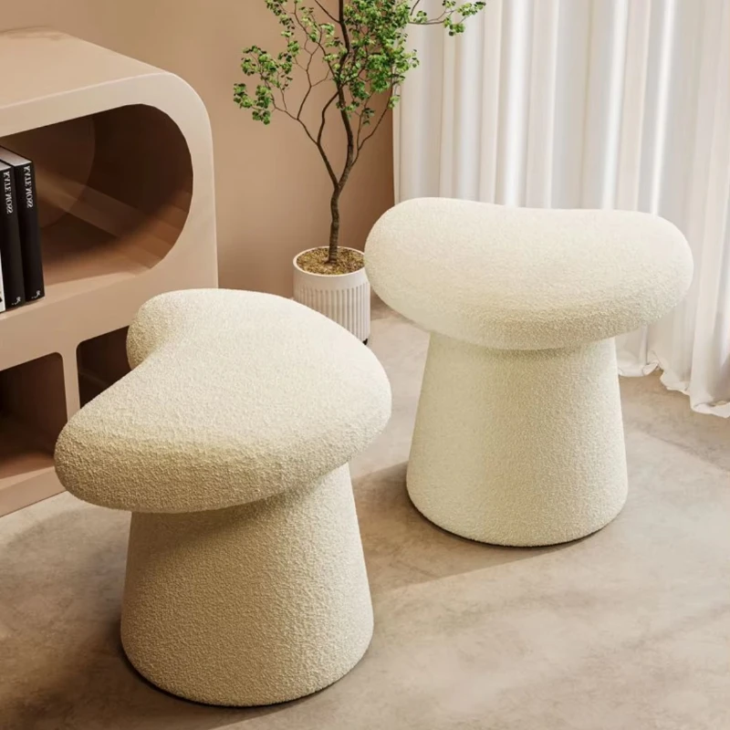 

Environmentally friendly simple bedroom makeup dresser stool handmade adjustable ottoman living room coffee table use