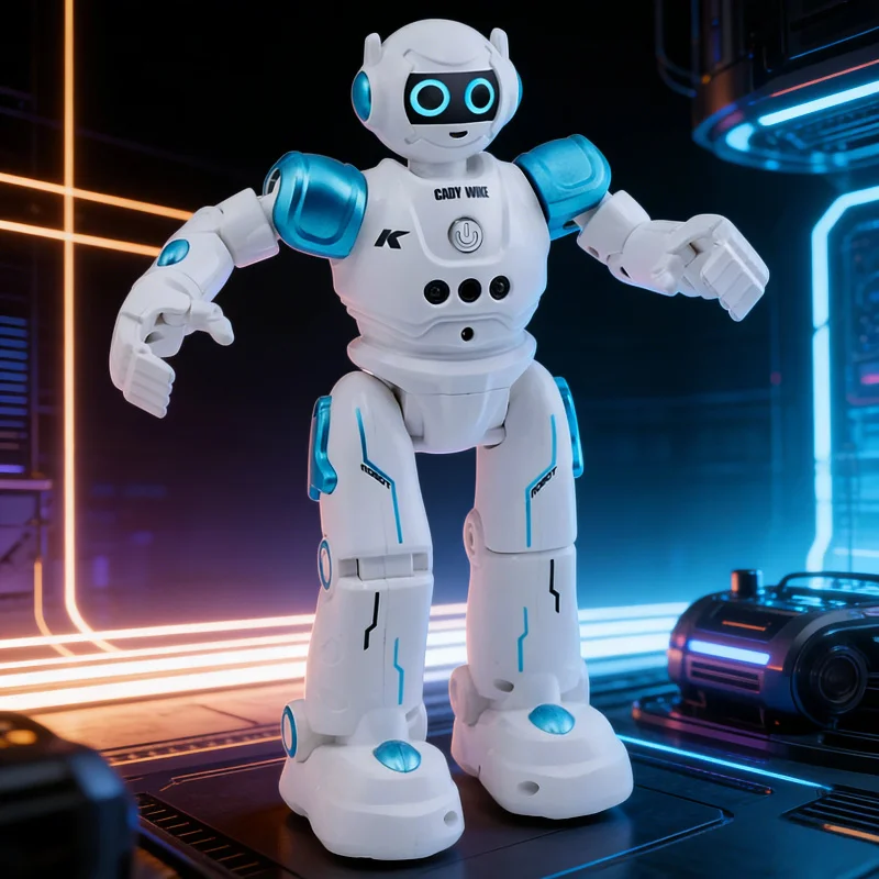 AI Remote Control Robot Gesture Control Programmable Touch Interactive Toy Sings Dances Patrol For Kids