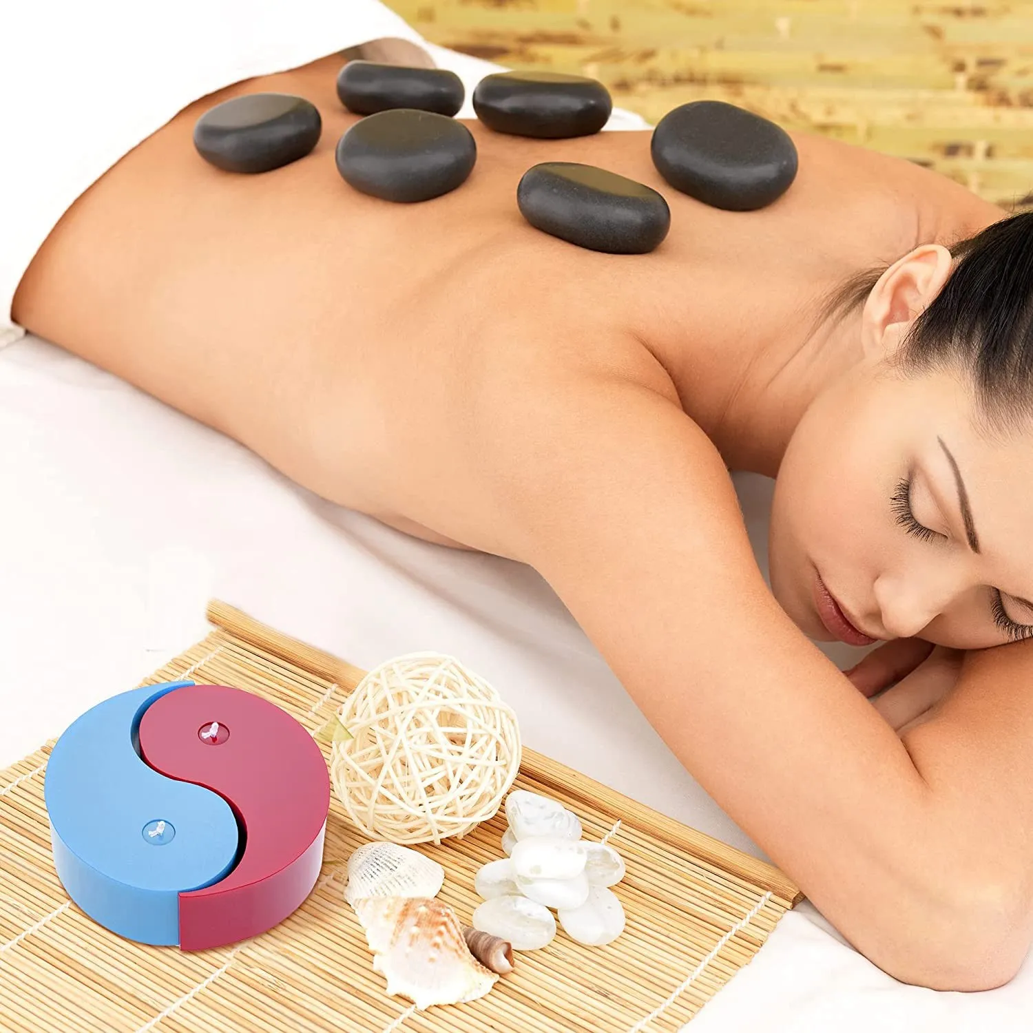 يين يانغ شمعة قالب من السيليكون ، تاي تشي الصابون الشمع ، قالب الروائح ، راتنجات الايبوكسي ، قالب حلوى الشوكولاته ، 2 قطعة