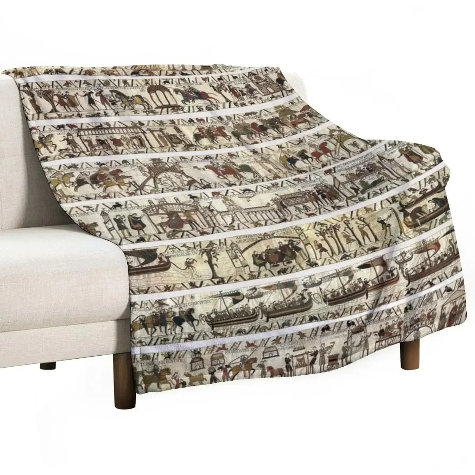 

THE BAYEUX TAPESTRY Throw Blanket heavy to sleep Baby blankets and throws halloween Blankets