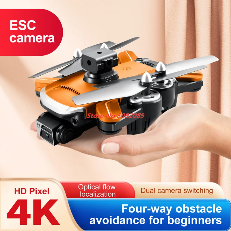 Professionale a quattro vie evitamento ostacoli RC Quadcopter 4K ESC HD Camera Dron flusso ottico Hovering Quadcopter pieghevole Boy Gift To