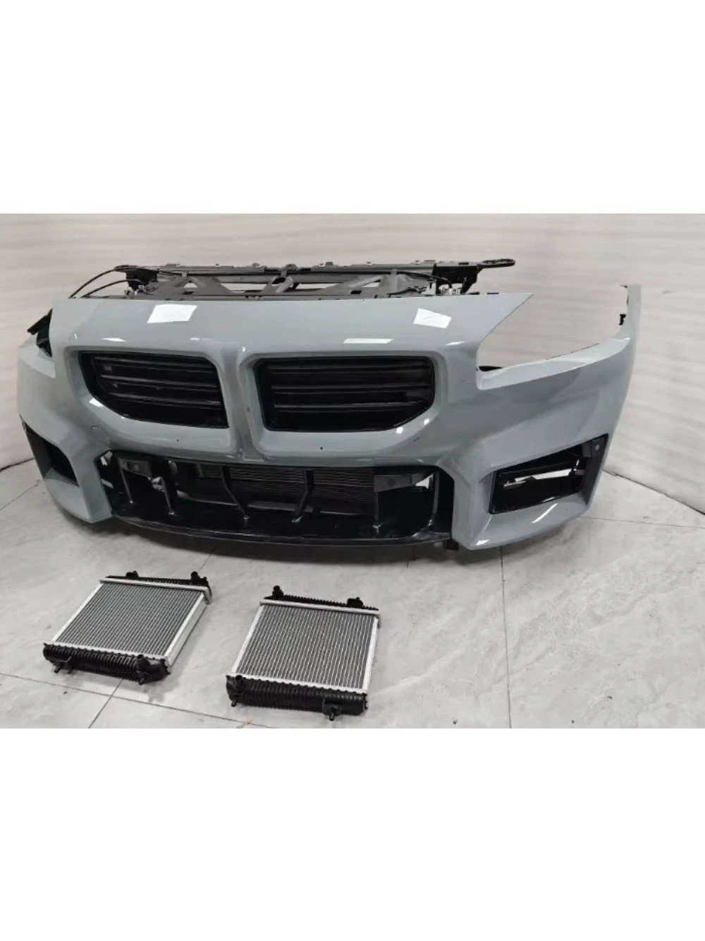 The Front Bumper Assembly for  M2 G87 2024 2025 Comes with Grilles Radiator Fans Water Tanks Front Body Kit